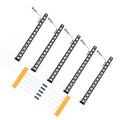 Lamp Lattice Mast Light Layout LED Lamp Model Railway Lights Scale: 1: 87