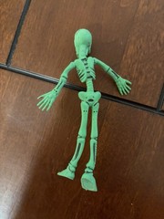 Spookadelic GREEN Skeleton Bendable 5″