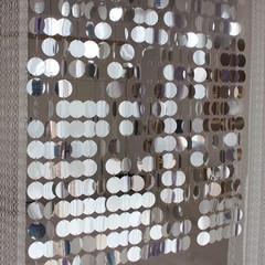 Sequin Curtain Panel: Festival Party Backdrop, Customizable Length