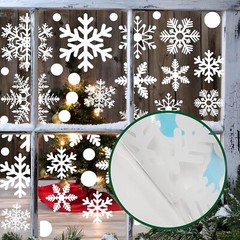 321pcs Christmas Window Clings for Glass Windows 9sheets Snowflake