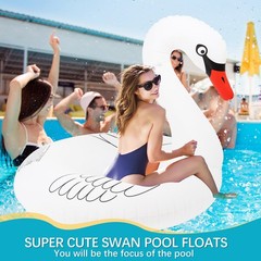 Inflatable Pool Floats, Swan Large Pool Float Water Floaties for Adults, 42» Po