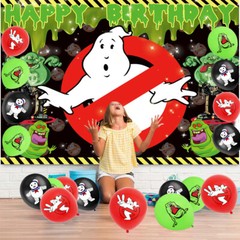 Ghostbusters Birthday Decor Party Supplies Plates Balloonw Cake Toppers Banner