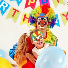 32 Pcs Circus Party Decorations Clown Paper Glasses Carnival Photo Booth Prop…