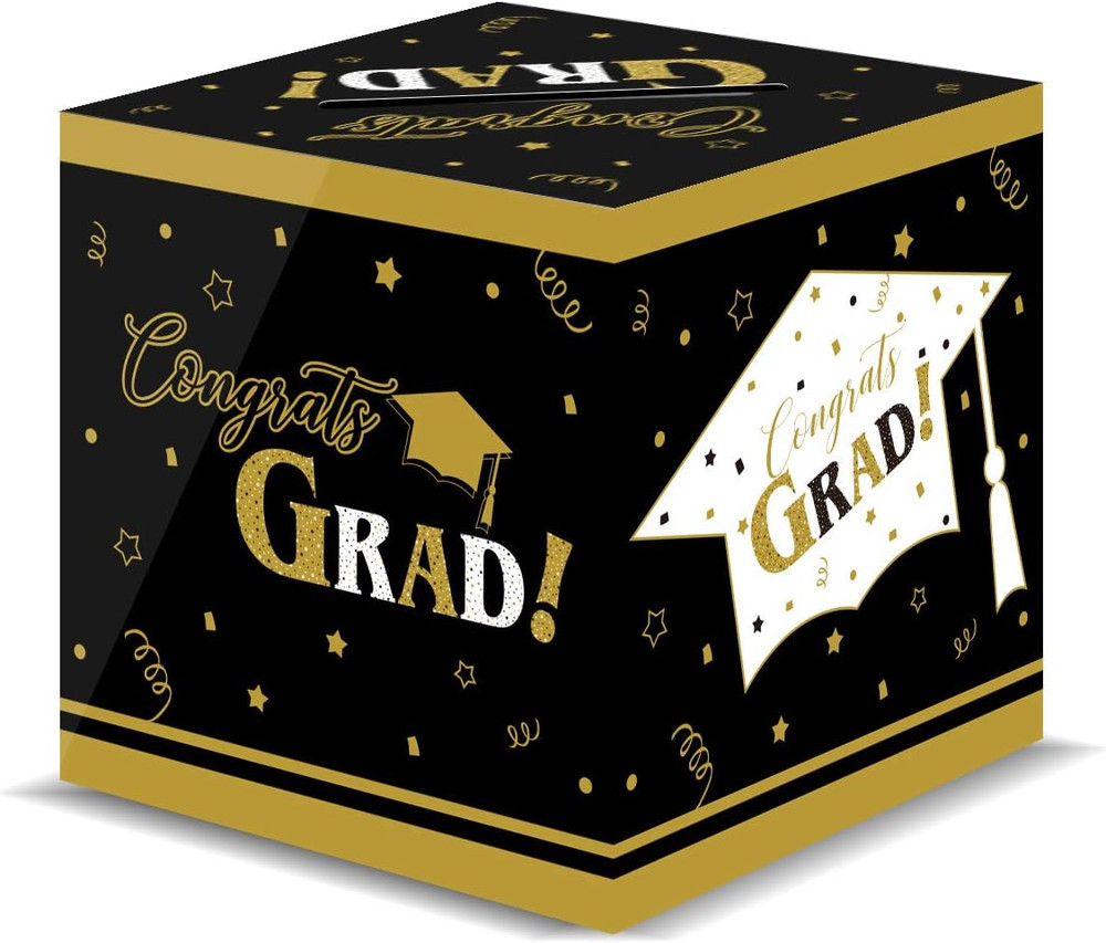 Class of 2026 Graduation Card Box Holder Congrats Grad Party Reception Decor