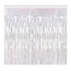 Beistle Opal 1-Ply Metallic Fringe Drape – General Occasion | Party Supply