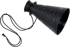 Compact 6” Action Cut Megaphone: Lightweight Prop for Movie Parties & Events