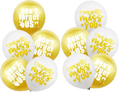 We Will Miss You Balloon Banner Retirement Farewell Party Decorations 16 Inches