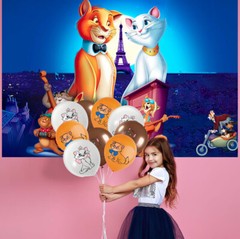 The Aristocats Party Supplies Set Plates Balloons Cake Toppers Banner Gift