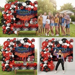Ultimate Stranger TV Party Decoration Set – Balloons, Cake Toppers, Backdrop
