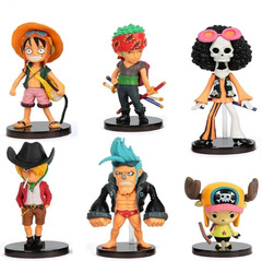 6Pcs Anime Figures, Cute Mini Figurines Cartoon Table Decorations Birthday Party