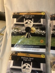 4 Graduation Balloon Yard/Lawn Sign Kits-New In Packages-Class of 2025- Lot of 4