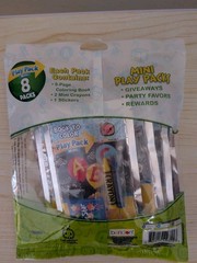 COCOMELON MINI COLORING PLAY PACKS 8 PACK NEW SEALED BIRTHDAY PARTY