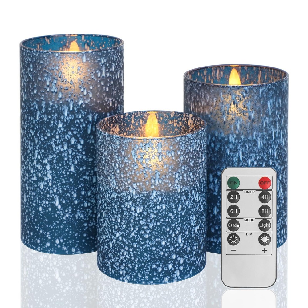 Flameless Candles with Remote – Battery Operated Candles with Timer, Flickeri…
