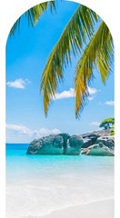 Moana Seaside Arch Backdrop Cover Birthday Party Photography Background Supplies