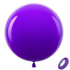 Dark Purple Giant Balloons 36 Inch 8 Pack Jumbo Purple Large Round Purple Ba…