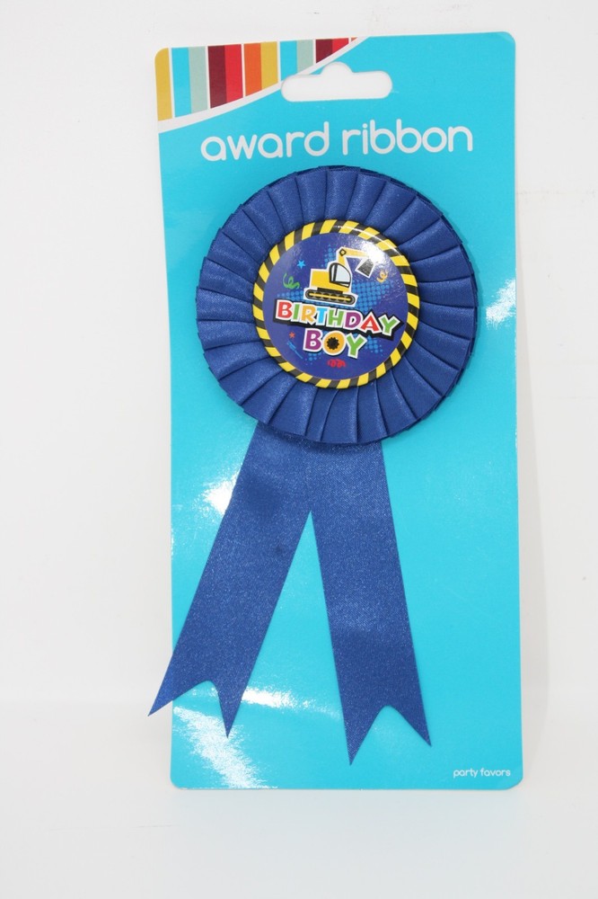 Birthday Boy Award Ribbon Rosette Badge