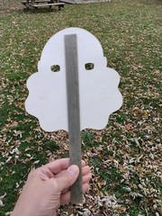 Masquer – Aids paper stick mask 1979 Beachcombers International Fort Myers Bin19