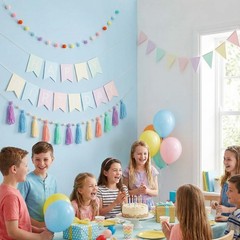 Smoothnovelty 139 Pcs Felt Diy Custom Banner Kit Include 104 Letters 18