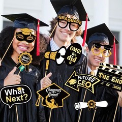30 Pcs Graduation Photo Booth Props 2026,Grad Party Supplies for College, Gra…