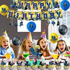 Superhero Batman Birthday Party Supplies Set for Adults,Kids Party Decorations