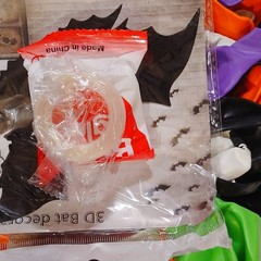159‑PC Halloween Balloon Kit – Bat Balloon, Tape, Glue, Tie Tool & Instructions