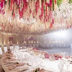 40 Pack Artificial Wisteria Vine Garland, 3.75 Feet Silk Strings, Fake Hanging