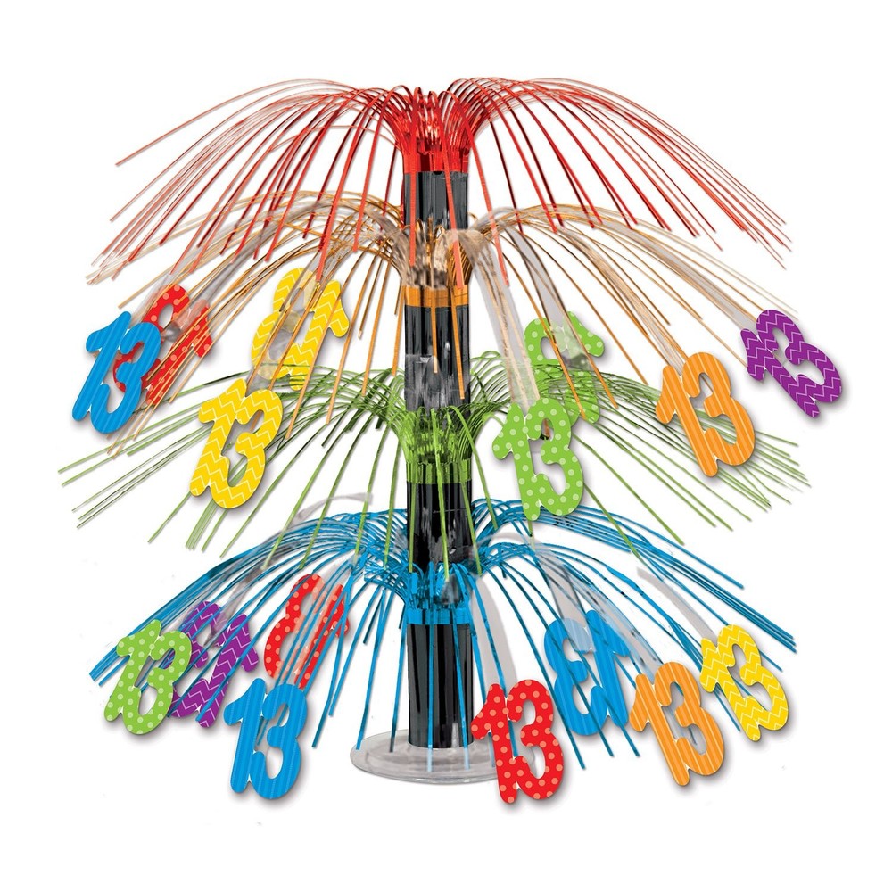 Beistle «13» cascade centerpiece, Multicolored