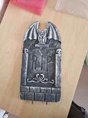 Halloween Foam Cemetery Headstone, Halloween Tombstone Outdoor Decoration For