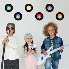 Vinyl Record Cutouts 4.5″ | Disco Party Decorations, 80S 70S 60S Rock and Roll P