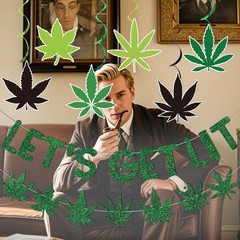 Weed Party Decorations for Adults Weed Marijuana 420 Decorations for Party Weed