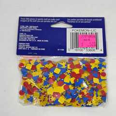 VINTAGE 1999 DESIGNWARE POKEMON CONFETTI BIRTHDAY PARTY SUPPLIES NEW SEALED