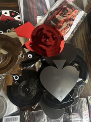 Casino Party Decorations Lot Balloons Streamers Foil Curtains Red Black Decor
