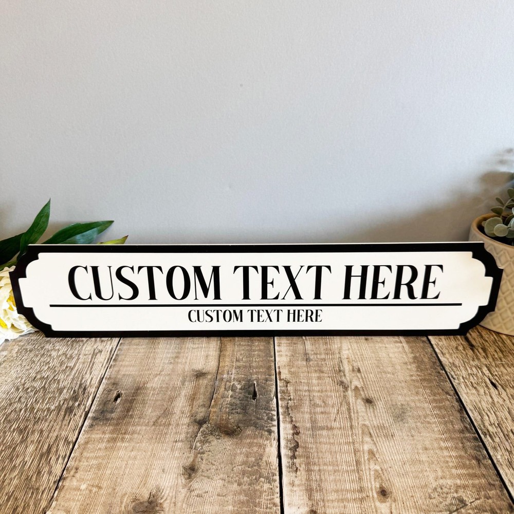 Personalised Road Sign | Custom Text Street Sign, Custom Name Plaque