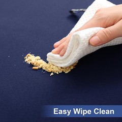 Fitted Round Fabric Tablecloth, Elastic, Waterproof, Oil Proof, Easy Care