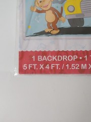 NEW CoComelon Photo Booth Backdrop Birthday Party Wall Decor JJ Friends Bus