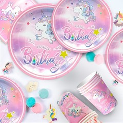 178 Unicorn Party Decorations Rainbow Birthday Supply Balloon Plates Cake Topper