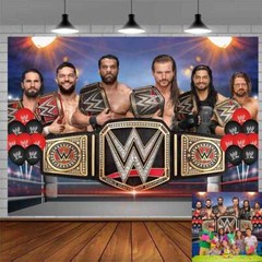 WWE Party Supplies Birthday Decoration Backdrop Banner Backgroung Vinyl 7x5ft