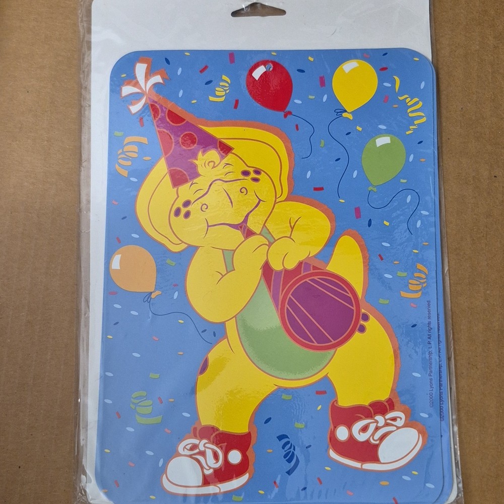 DesignWare Barney & Friends Birthday Print Decorations Set Multicolor Paper