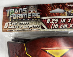 Transformers 6 Party Gift Treat Box Designware Hasbro 6.25″ x 6.25″ Cardboard