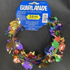 Multi Color Graduation Wire Garland 12Ft Long