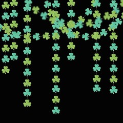 St-Saint Patricks-Day Decorations Shamrock Green-Garland – 35ft St. Patrick’s…