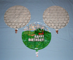 GOLF CART 24″ & Asst Foil Golf Balloons 18″ Reuse-Upcycle Crafts Signs Gift Wrap