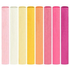 Crepe Paper Streamers 8 Rolls, 10 x 98Inch 8 Pink Colors Crepe Paper Sheets f…