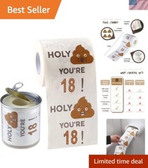 3-Ply Funny Toilet Paper Roll – Perfect Gag Gift for 18th Birthday Celebrations!