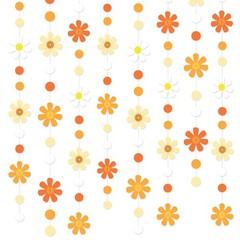 47.2 Ft Groovy Party Decorations Boho Daisy Polka Dot Garland Streamer Ombre …