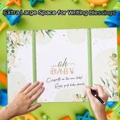 Baby Shower Party Decorations Boys Sage Green Baby Shower Guest Book to Sign in