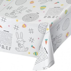 Kids EASTER Party Fun Activity Coloring Paper Tablecloth 54″ x 88″