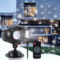 Christmas Projector Lights Outdoor LED Snowflake Projector Lights 2025 Upgraded