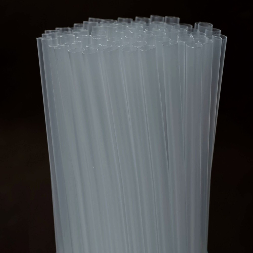 Clear Straws,200 Pcs Long Disposable Plastic Drinking Straws. (0.23»diameter…