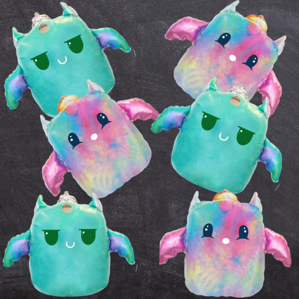 6 Cute Squish Plushies balloon party birthday supplies decoration happy theme